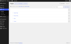 Page screenshot: Pages