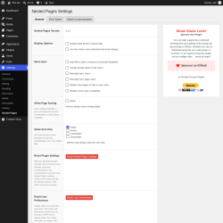 Page screenshot: Settings &rarr; Nested Pages
