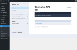 Page screenshot: WP OpenAPI → wp-block-editor/v1