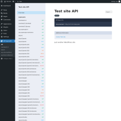 Page screenshot: WP OpenAPI
