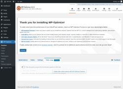 Page screenshot: WP-Optimize → 
				Table usagePremium
	