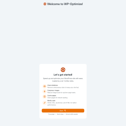 Page screenshot: WP-Optimize &rarr; Settings