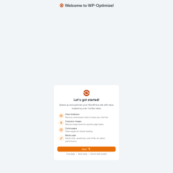 Page screenshot: WP-Optimize &rarr; Settings