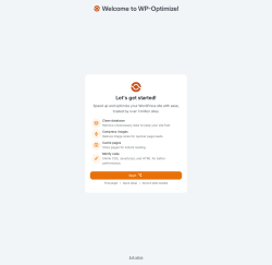 Page screenshot: WP-Optimize &rarr; Cache