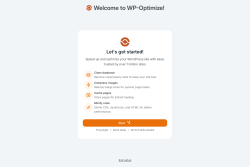 Page screenshot: WP-Optimize &rarr; Performance