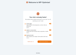 Page screenshot: WP-Optimize &rarr; Help