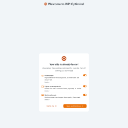 Page screenshot: WP-Optimize &rarr; 
				Settings
	