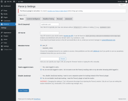 Page screenshot: Parse.ly