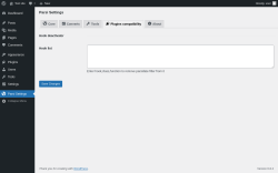 Page screenshot: Parsi Settings →  Plugins compatibility