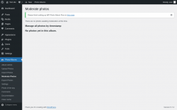 Page screenshot: Photo Albums → Moderate Photos