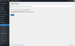 Page screenshot: Photo Albums → Export Photos