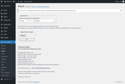 Page screenshot: Photo&thinsp;Albums &rarr; Import