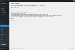 Page screenshot: Photo Albums → Documentation