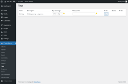 Page screenshot: Photo Albums → Tags