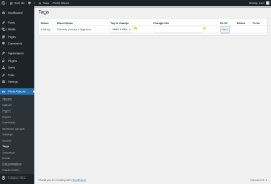 Page screenshot: Photo Albums → Tags