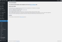 Page screenshot: Photo&thinsp;Albums &rarr; Documentation