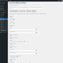 Page screenshot: Settings &rarr; Connect Matomo &rarr;  Expert Settings
