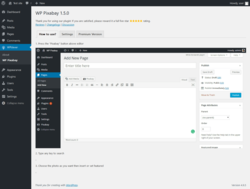 Page screenshot: WPclever &rarr; WP Pixabay