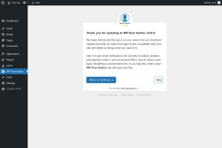 Page screenshot: WP Post Author