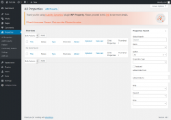 Page screenshot: Properties