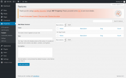 Page screenshot: Properties → Feature