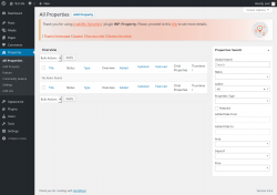 Page screenshot: Properties → All Properties