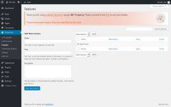 Page screenshot: Properties → Feature