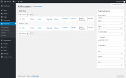 Page screenshot: Properties