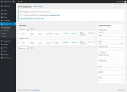 Page screenshot: Properties → All Properties