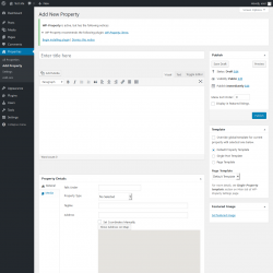 Page screenshot: Properties → Add Property