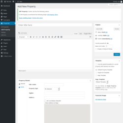 Page screenshot: Properties → Add Property