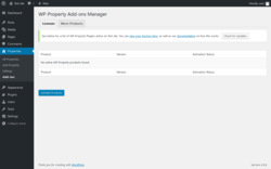 Page screenshot: Properties → Add-ons