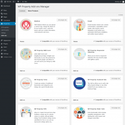 Page screenshot: Properties → Add-ons → More Products