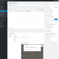 Page screenshot: Properties → Add Property