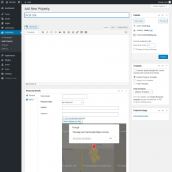 Page screenshot: Properties → Add Property
