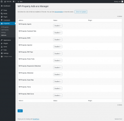 Page screenshot: Properties → Add-ons