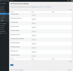 Page screenshot: Properties → Add-ons