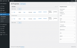 Page screenshot: Properties → All Properties
