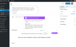 Page screenshot: Add New Page ‹ Test site — WordPress