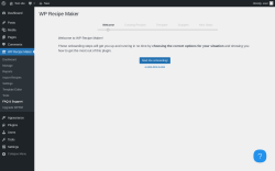 Page screenshot: WP Recipe Maker → FAQ & Support