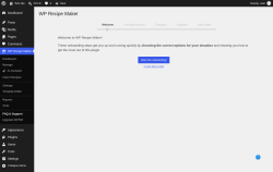 Page screenshot: WP Recipe Maker