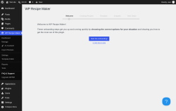 Page screenshot: WP Recipe Maker &rarr; Manage