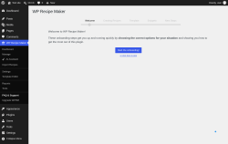 Page screenshot: WP Recipe Maker