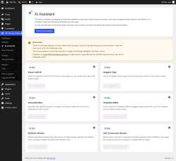Page screenshot: WP Recipe Maker &rarr; AI Assistant