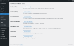 Page screenshot: WP Recipe Maker &rarr; Tools