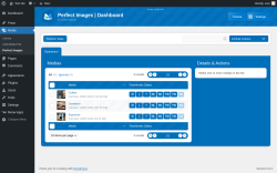 Page screenshot: Media → Perfect Images 