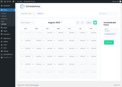Page screenshot: Posts → Calendar