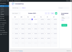 Page screenshot: Posts → Calendar