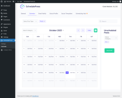 Page screenshot: SchedulePress → Calendar