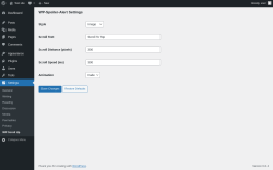 Page screenshot: Settings → WP Scroll Up